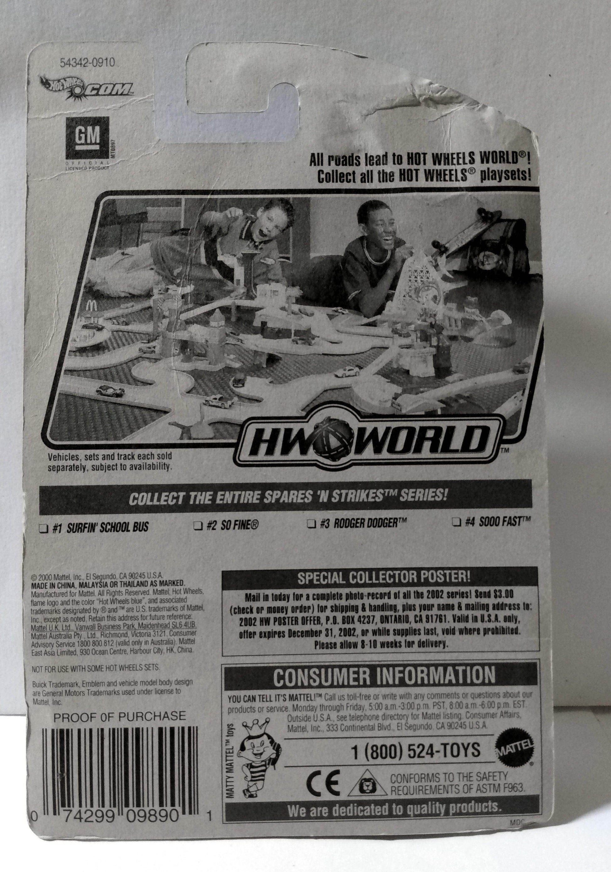 Hot Wheels Spares 'N Strikes So Fine '51 Buick Car Collector 2002 #060 - TulipStuff