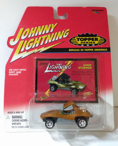 Johnny Lightning Topper Series Sand Stormer Dune Buggy Gold 2000 - TulipStuff