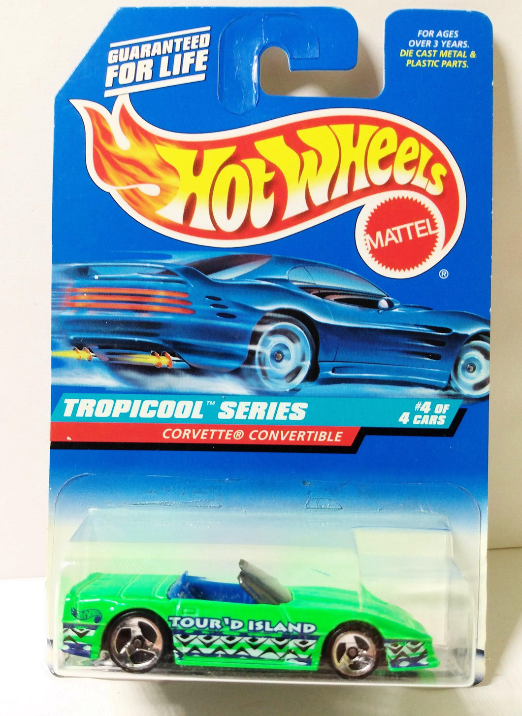 Hot Wheels Tropicool Series Custom Corvette Convertible  Collector 696 - TulipStuff