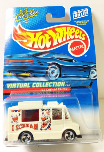 Hot Wheels Virtual Collection Ice Cream Truck 2000 Collector #144 - TulipStuff