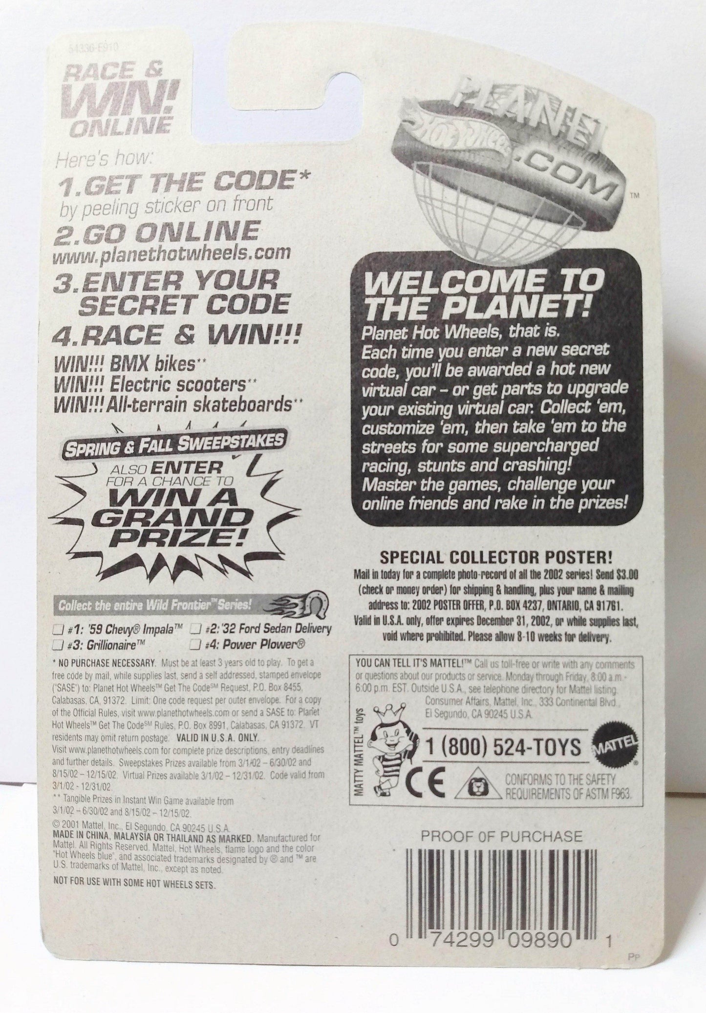 Hot Wheels Wild Frontier Power Plower Chevy Pickup 2002 Collector #058 - TulipStuff