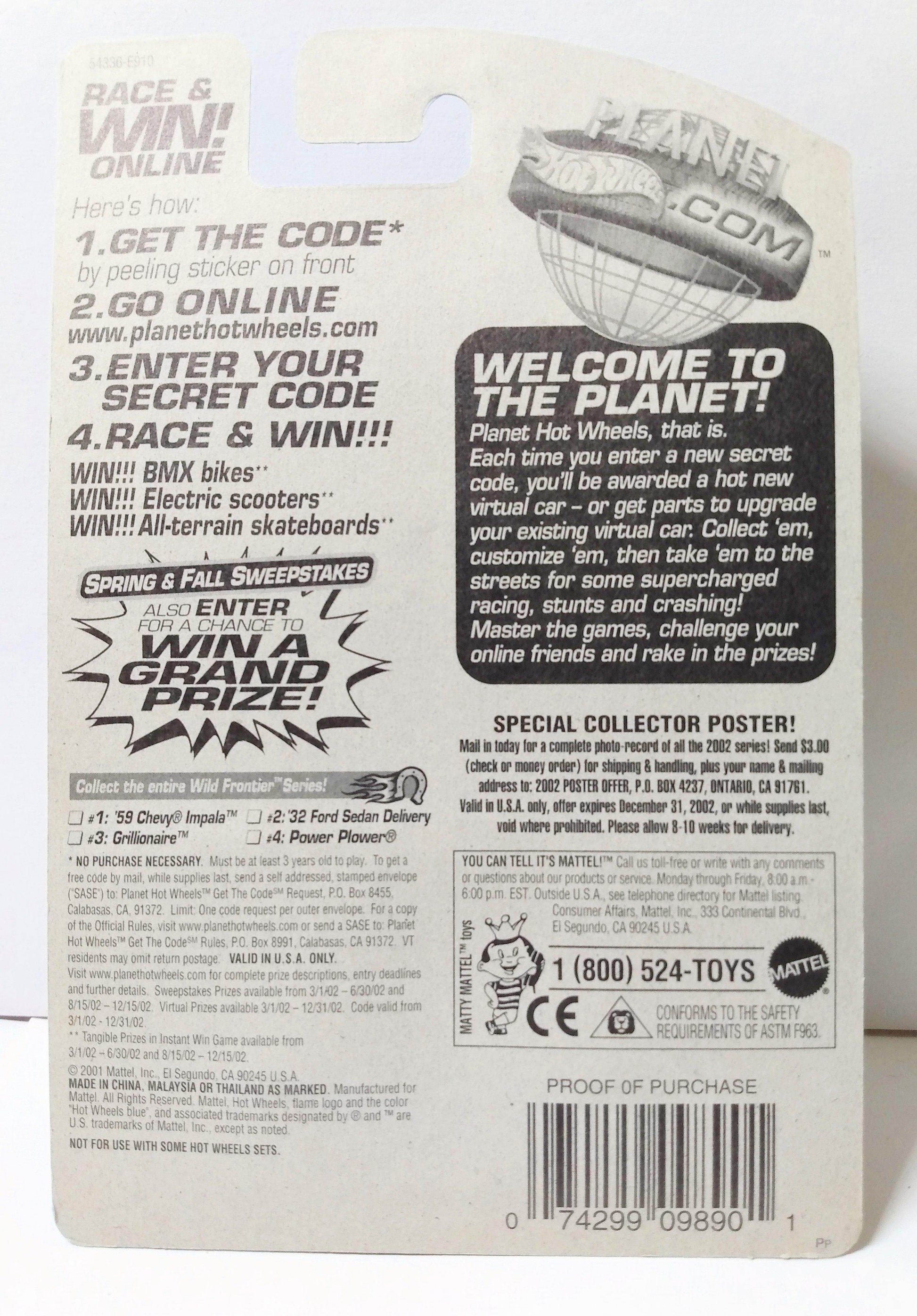 Hot Wheels Wild Frontier Power Plower Chevy Pickup 2002 Collector #058 - TulipStuff