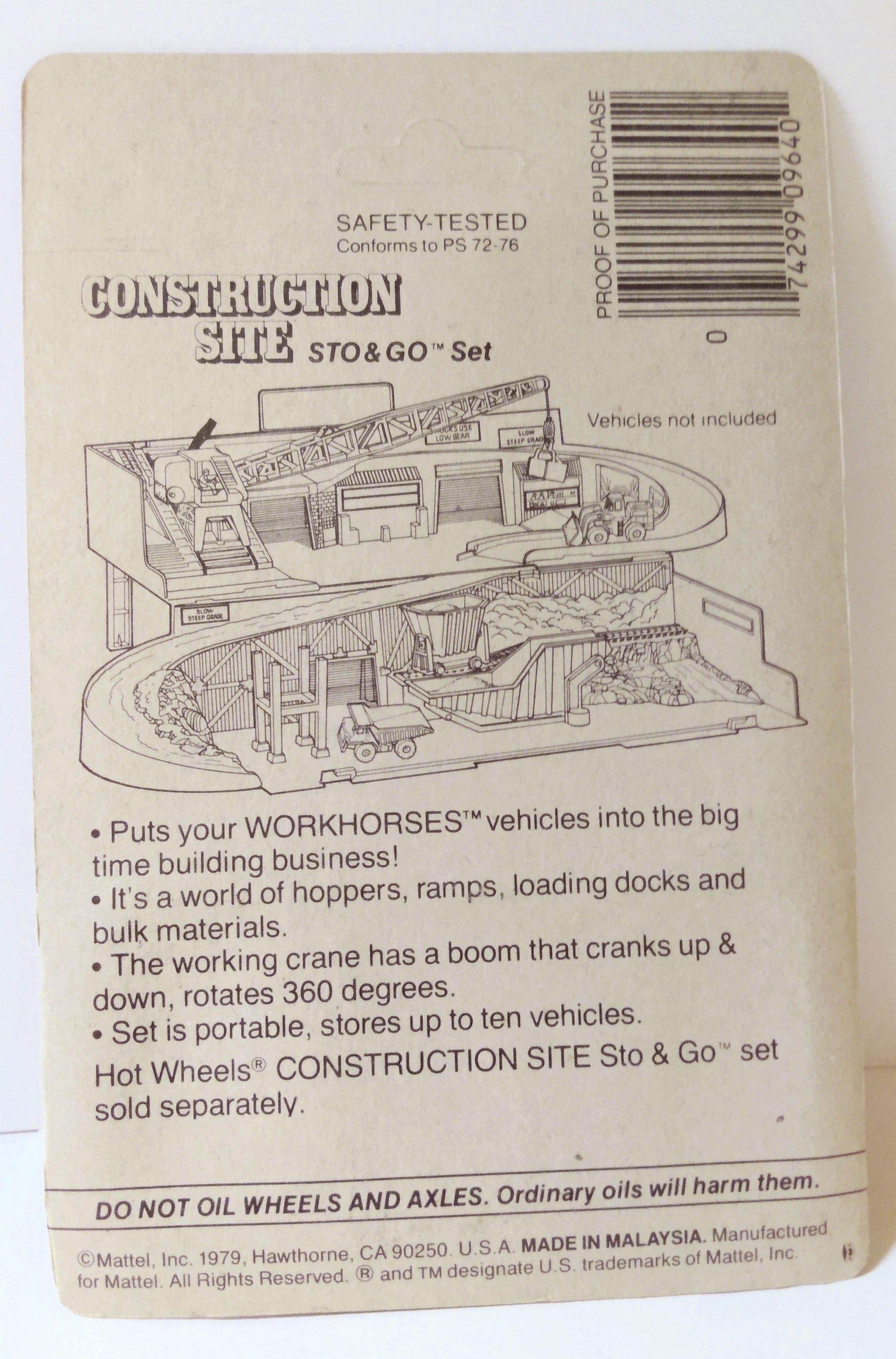 Hot Wheels 9640 Workhorses Fire-Eater Fire Engine Truck Malaysia 1982 - TulipStuff