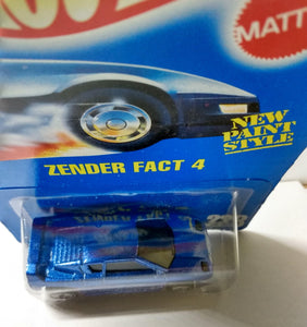 Hot Wheels Collector #228 Zender Fact 4 Sports Car Black Interior 1993 - TulipStuff