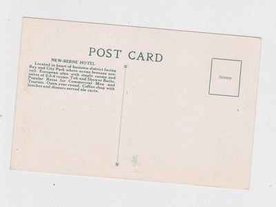 New Berne Hotel Miami Florida 1930's Postcard NE Second St and Bay Shore Dr - TulipStuff