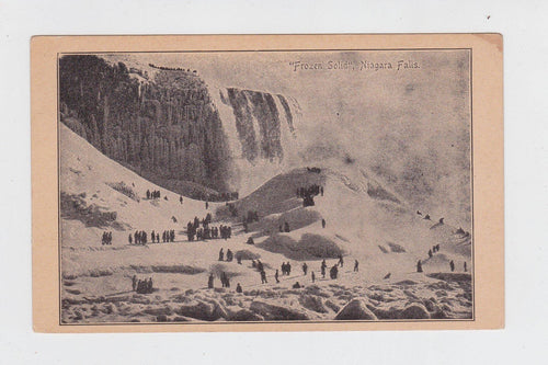 Early 1900s Undivided Back Frozen Solid Niagara Falls New York Postcard - TulipStuff