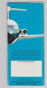 BOAC Britain Brochure 1972 VC10 747 707 - TulipStuff