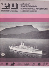 Load image into Gallery viewer, P&amp;O Lines ss Oronsay March 1972 Jolly Swagman Round World Adventure Brochure - TulipStuff
