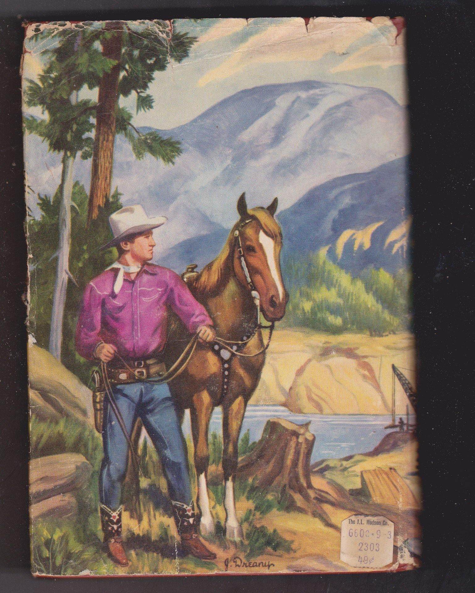 Gene Autry and the Thief River Outlaws Hardcover Book 1944 - TulipStuff