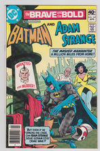 Load image into Gallery viewer, The Brave and the Bold 161 Batman and Adam Strange DC Comics April 1980 - TulipStuff
