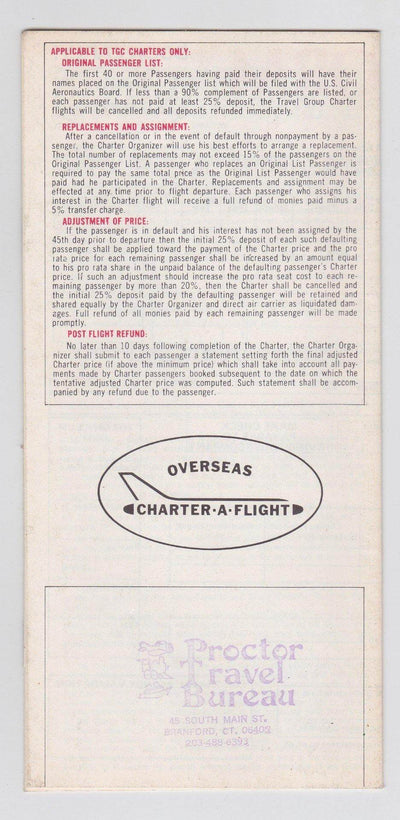 Laker Airways Winter Schedule 1976-77 Laker's Beautiful London Brochure Freddie Laker - TulipStuff