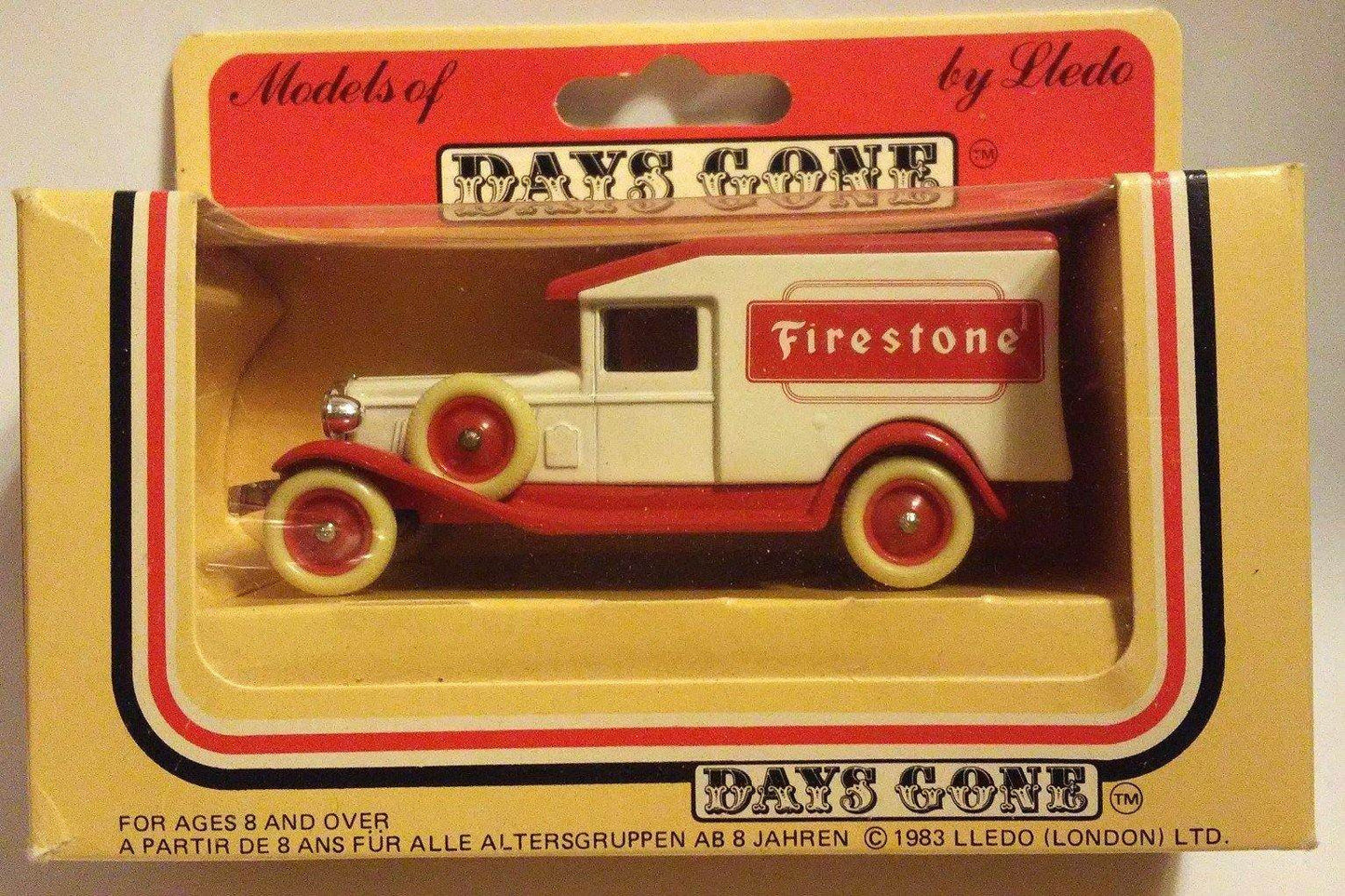 Lledo Days Gone DG18 Firestone 1936 Packard Van Diecast Model Made in England - TulipStuff