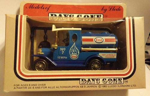 Lledo Days Gone DG8 1920 Ford Model T Tanker Esso Rare Error 'Inflamable' Spelling Made in England - TulipStuff