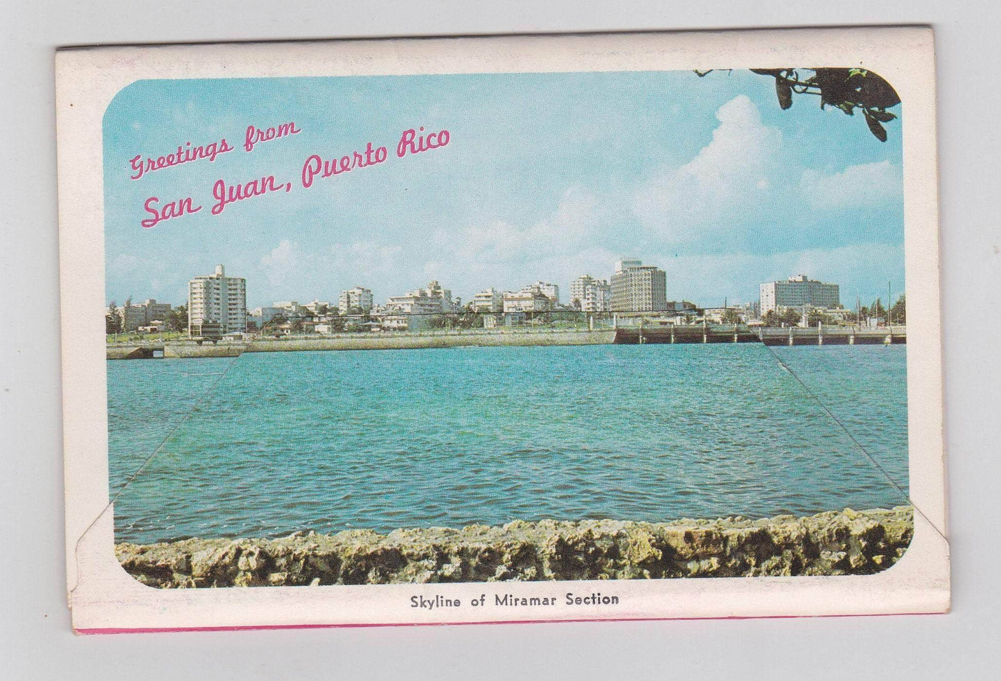 Hello From San Juan Puerto Rico 1960's Postcard Booklet 12 color photo views - TulipStuff