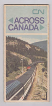 Load image into Gallery viewer, CN Across Canada 1969 Canadian National Railways Railroad Map Brochure - TulipStuff
