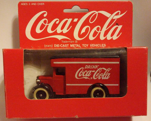Lledo Hartoy DG16 Diecast Metal Coca-Cola 1934 Dennis Parcels Van Made in England - TulipStuff