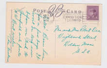 Load image into Gallery viewer, C.P.R. Royal York Hotel At Night Toronto Ontario Canada 1940&#39;s - TulipStuff
