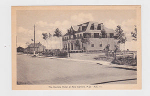 The Carlisle Hotel at New Carlisle Quebec 1930's Postcard - TulipStuff