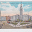 Cleveland Ohio Public Square Showing Terminal Tower Postcard late 1920's - TulipStuff