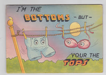 Load image into Gallery viewer, Greetings From A Nut Like Me 1940&#39;s Humor Postcard Booklet - TulipStuff
