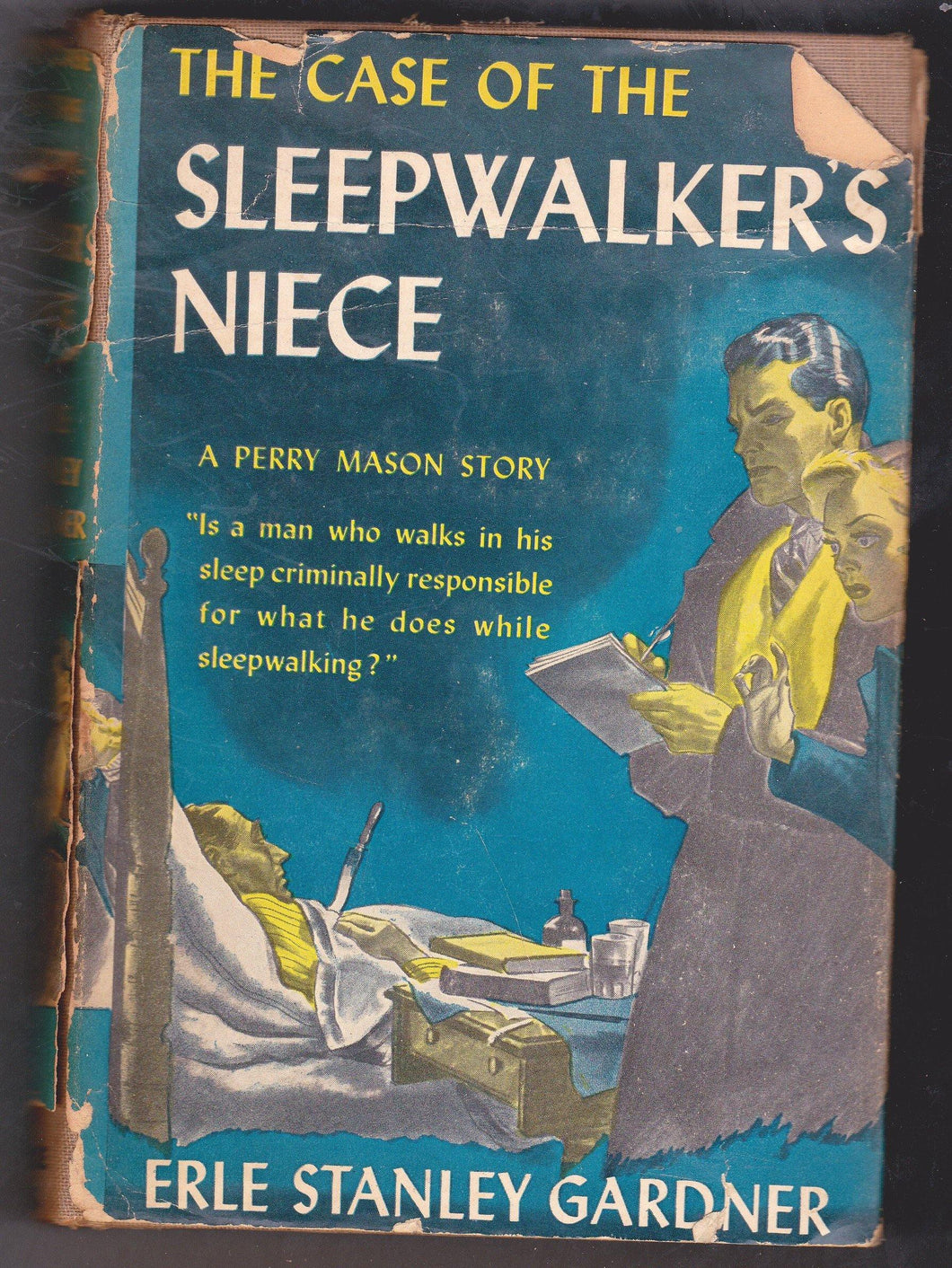 The Case of the Sleepwalker's Niece Perry Mason Erle Stanley Gardner 1943 Triangle Books - TulipStuff