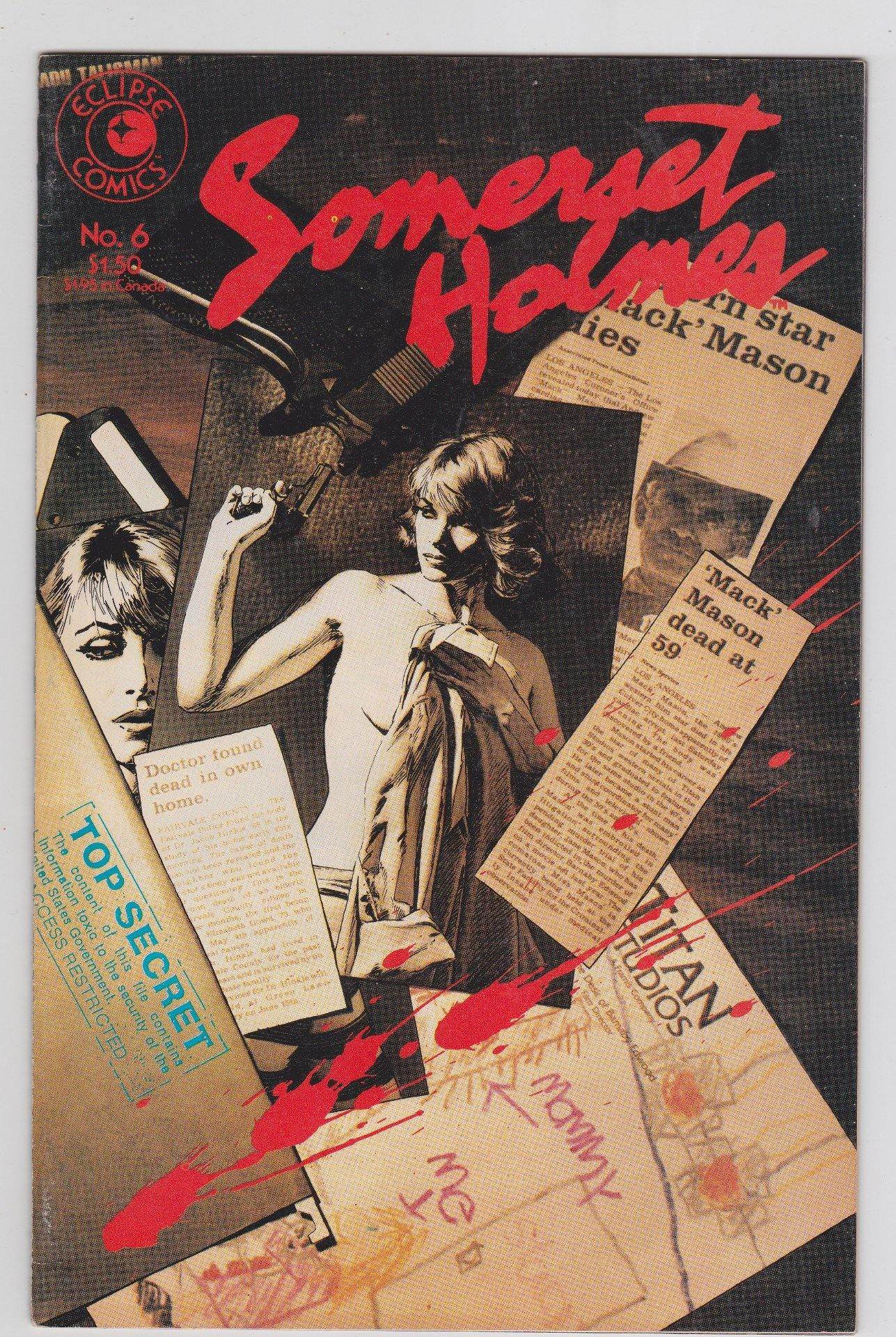 Somerset Holmes no. 6 December 84 Eclipse Comics - TulipStuff