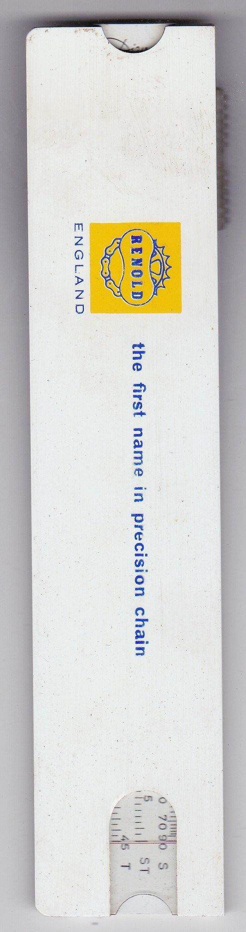 Diwa Pocket-Rietz 601-1 Slide Rule Promotional Renold England Chains 1960's - TulipStuff