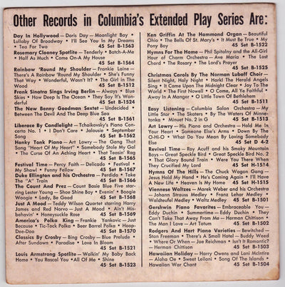 Liberace by Candlelight 7" 45rpm Vinyl Record 1953 Columbia Extended Play - TulipStuff