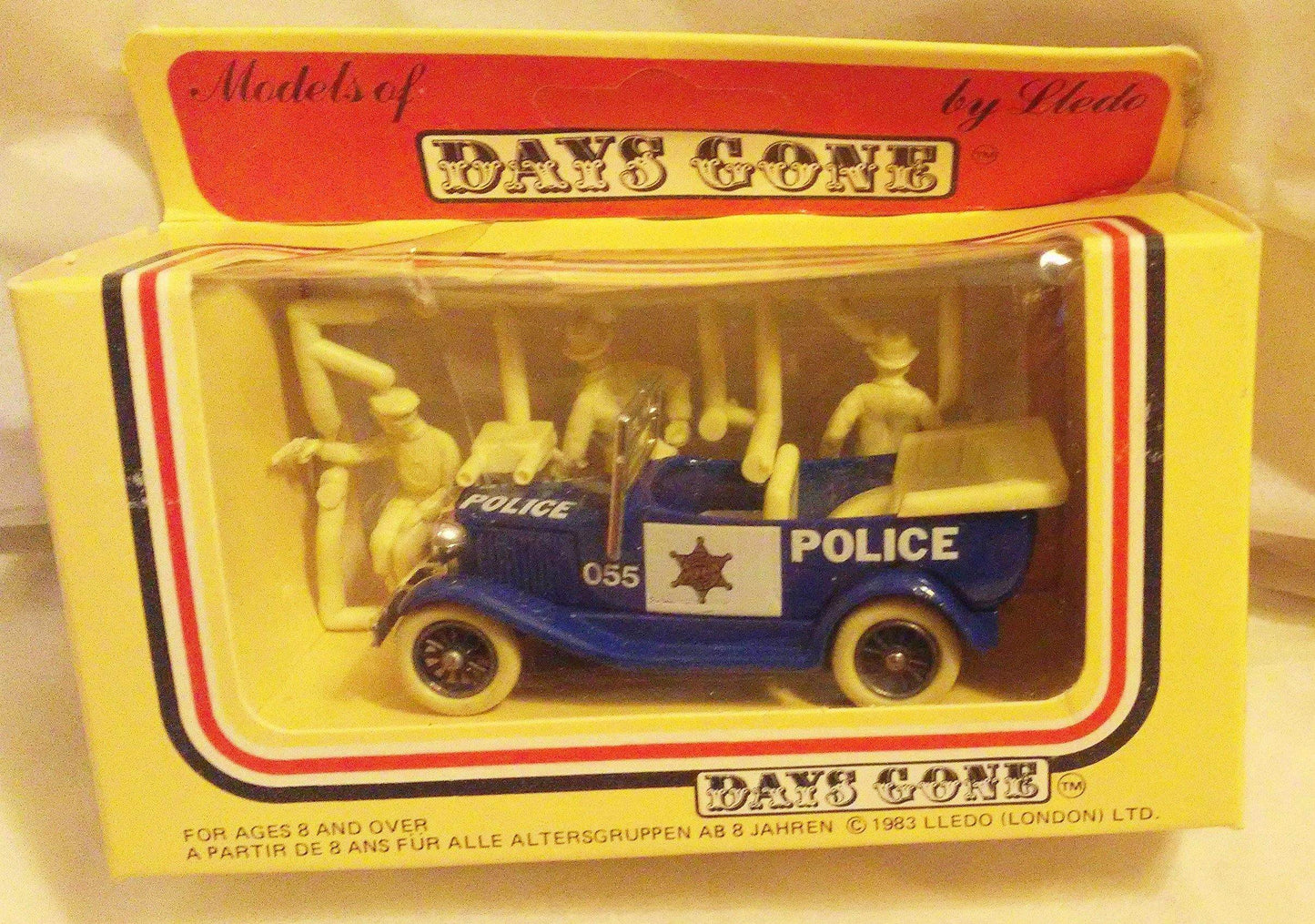 Lledo Days Gone DG9 1934 Ford Model A Police Car Made in England 1984 - TulipStuff
