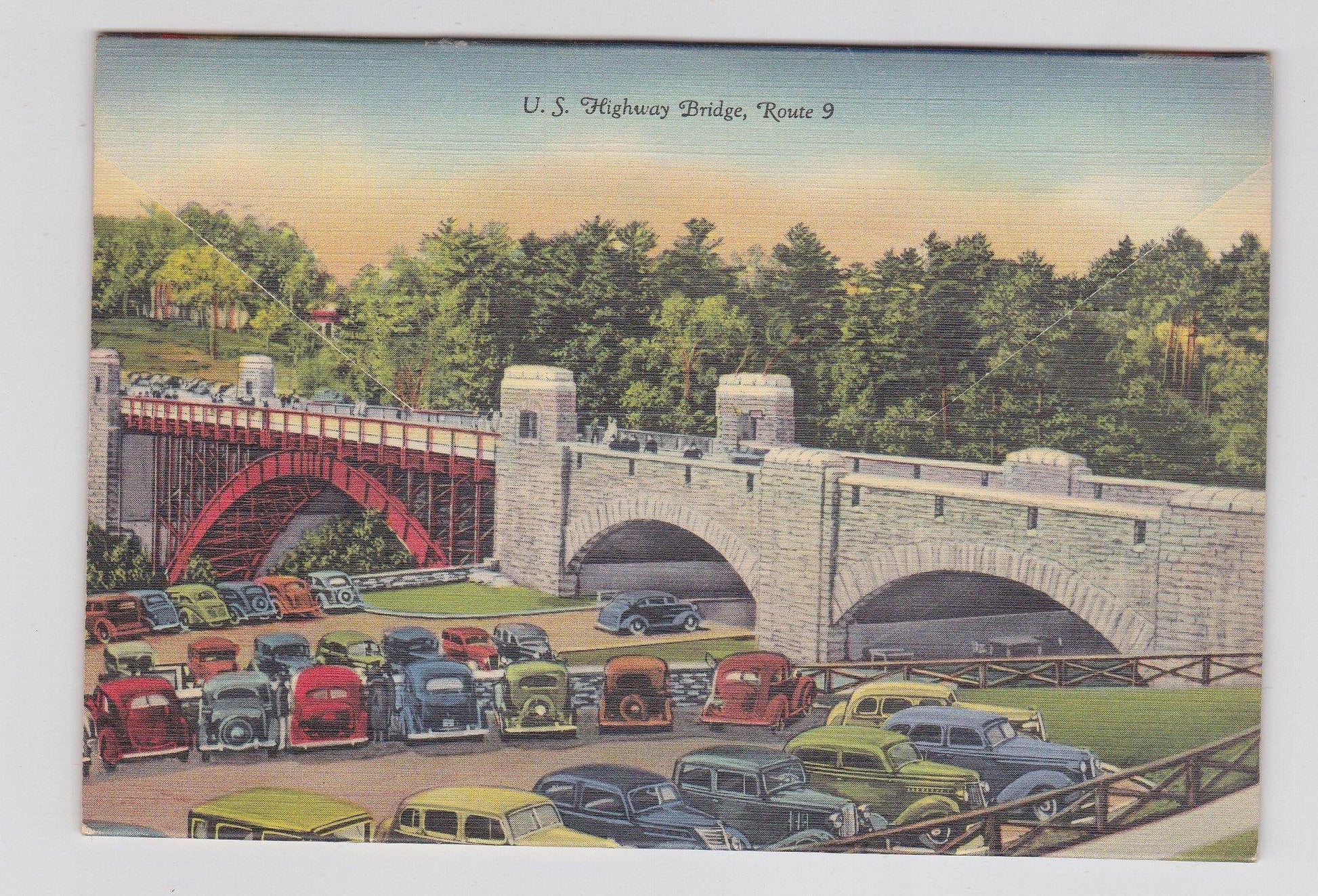 Ausable Chasm New York Postcard Booklet 1940 with 18 Views - TulipStuff