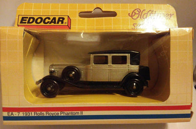 Edocar Oldtimer Series EA-7 1931 Rolls Royce Phantom II Made in England by Lledo - TulipStuff
