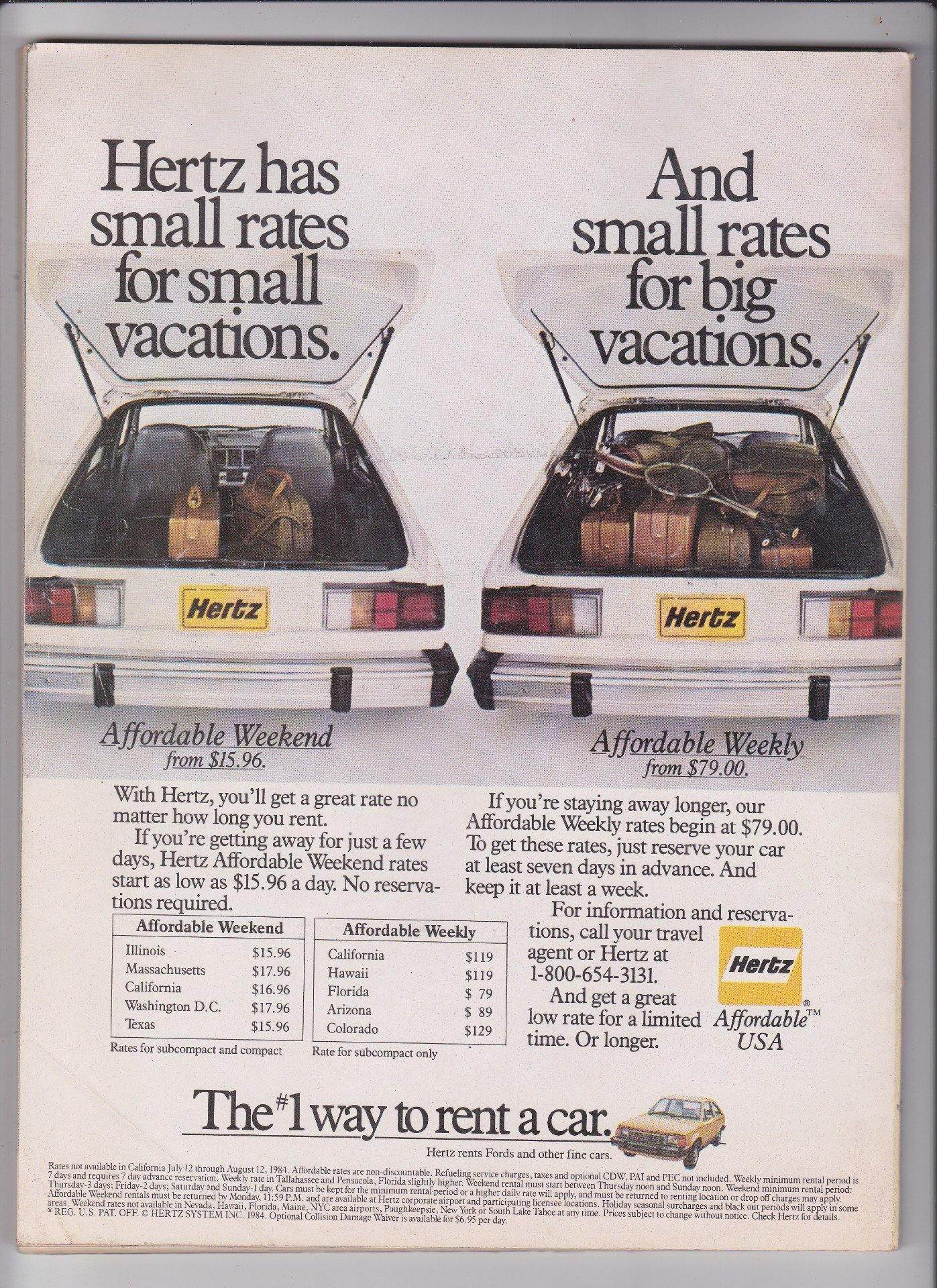 Eastern Airlines Inflight Magazine Eastern Review August 1984 Issue - TulipStuff