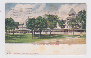 Tonka Bay Hotel Lake Minnetonka Minnesota Antique Postcard 1904 - TulipStuff