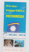 Load image into Gallery viewer, Nauru Pacific Line M.V. Enna G 1977-78 Micronesia Freighter Cruises Brochure - TulipStuff
