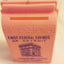 First Federal Savings of Detroit Vintage 1950's Pink Child's Bank - TulipStuff