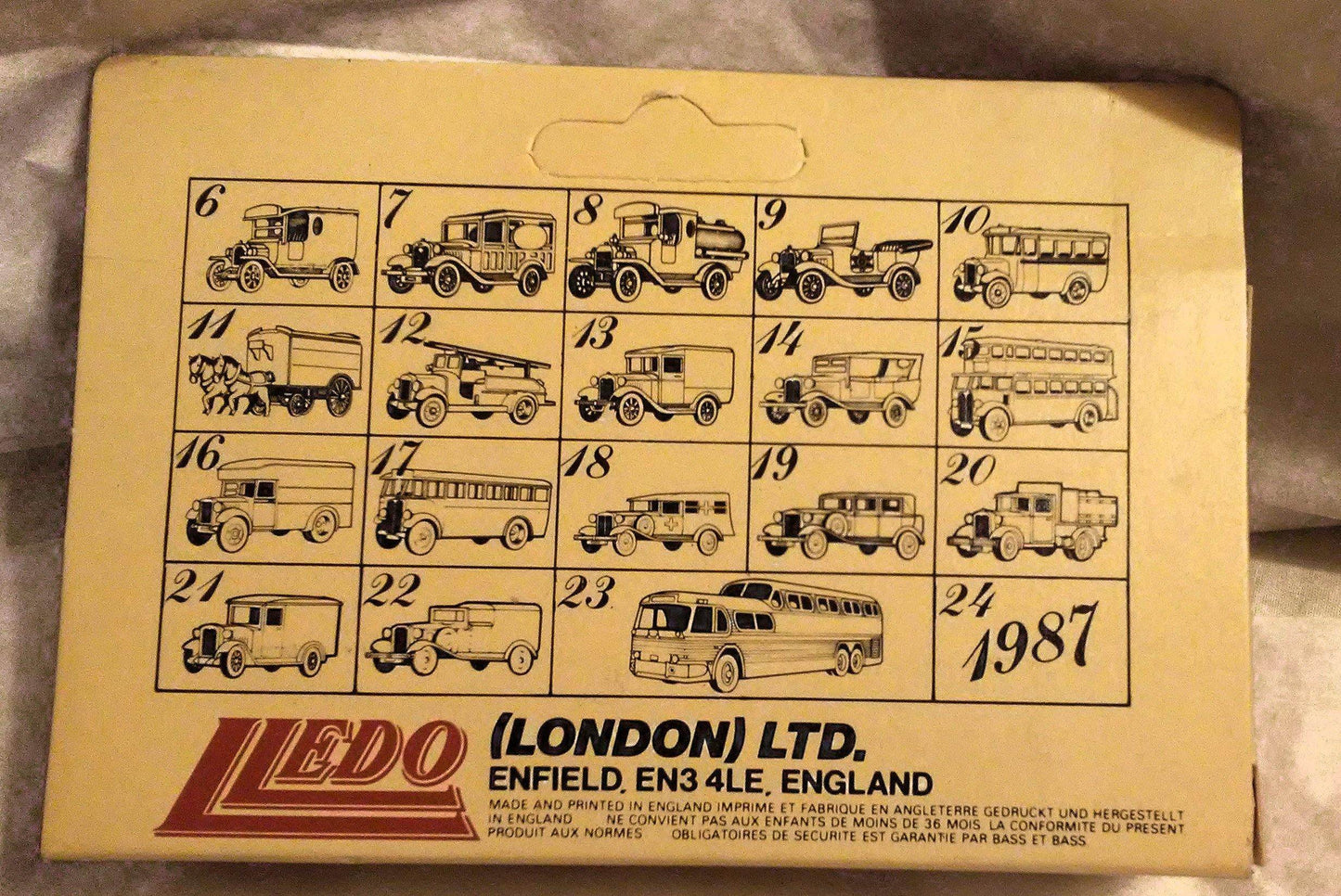 Lledo Models of Days Gone DG20 Goodrich 1936 Ford Stake Truck Made in England - TulipStuff