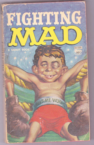 Fighting Mad Vintage Humor Paperback Book From Mad Magazine 1961 - TulipStuff