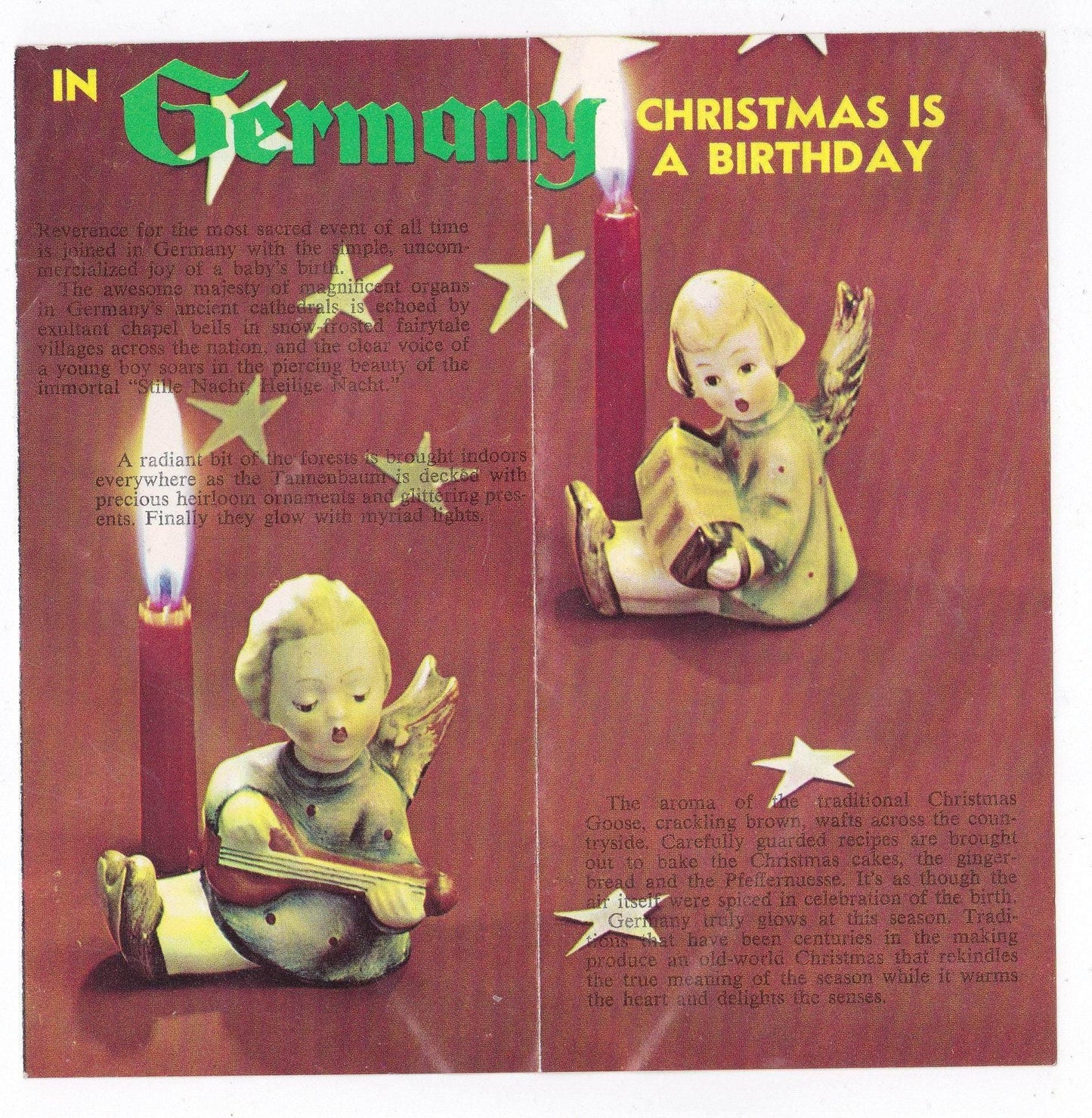 North German Lloyd Line TS Bremen New York Germany Christmas 1968 Cruise Brochure - TulipStuff