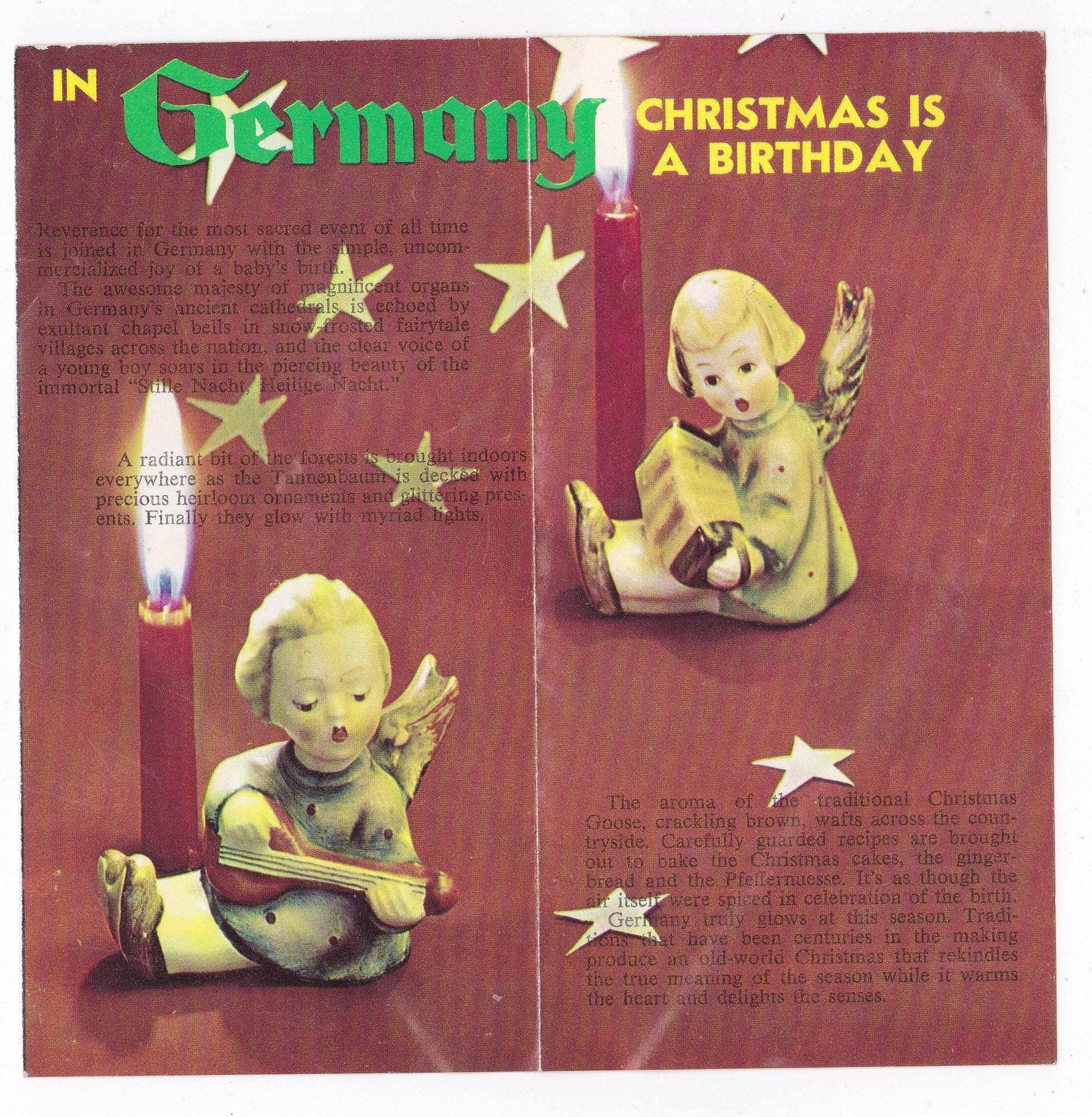 North German Lloyd Line TS Bremen New York Germany Christmas 1968 Cruise Brochure - TulipStuff