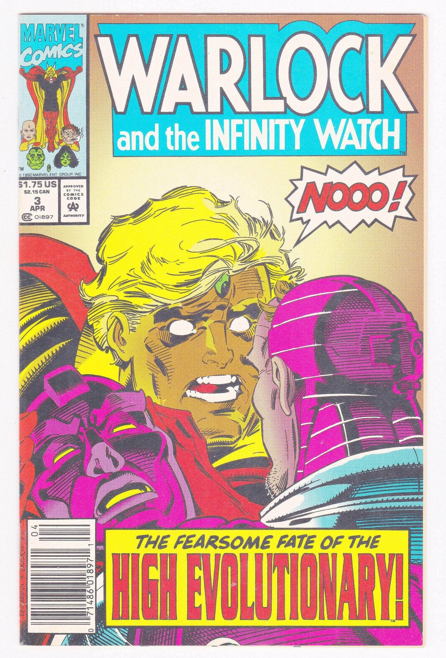 Warlock and the Infinity Watch #3 April 1992 Marvel Comics - TulipStuff