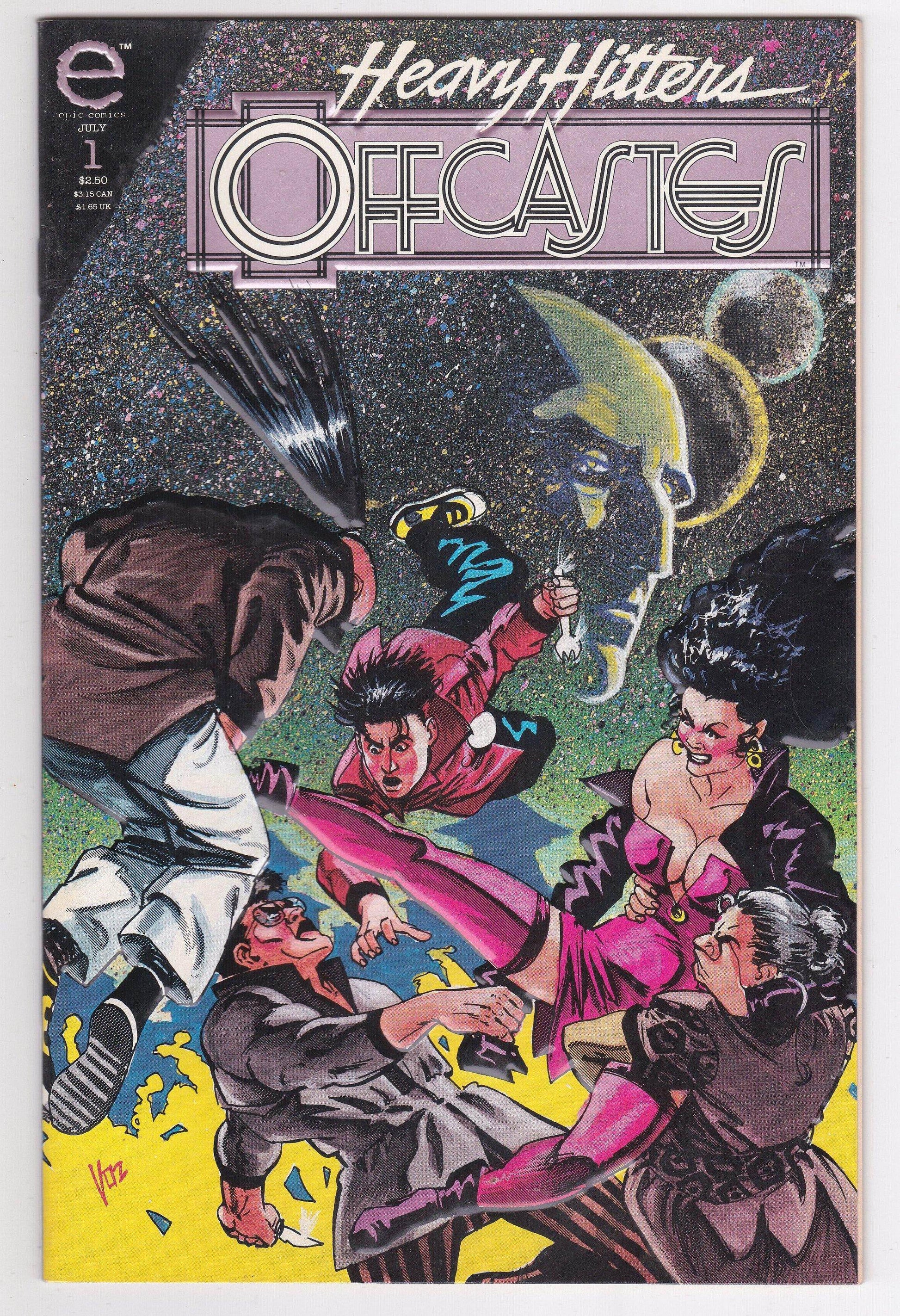 Offcastes Heavy Hitters Issue no 1 Epic Comics July 1993 Comic Book - TulipStuff
