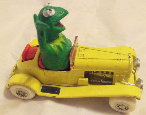 Corgi Toys 2030-A1 Diecast Metal Muppets Kermit's Kar Made in Great Britain 1979 - TulipStuff