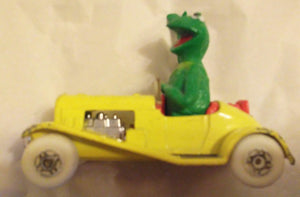 Corgi Toys 2030-A1 Diecast Metal Muppets Kermit's Kar Made in Great Britain 1979 - TulipStuff