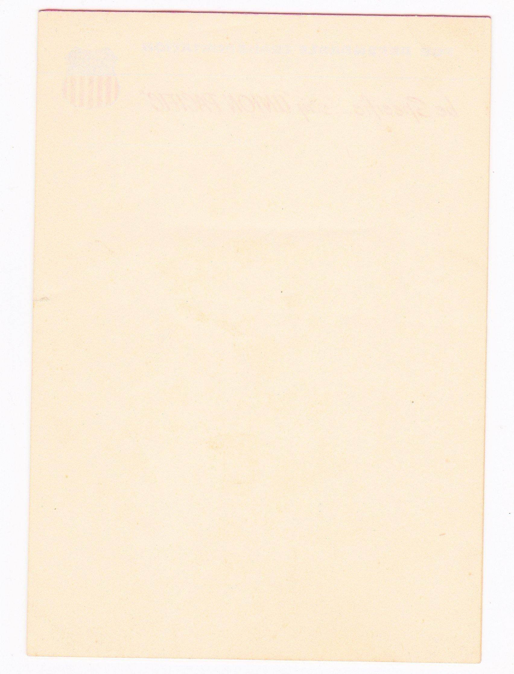 Union Pacific Railroad For Dependable Transportation 1960's Notepad with 9 Sheets - TulipStuff