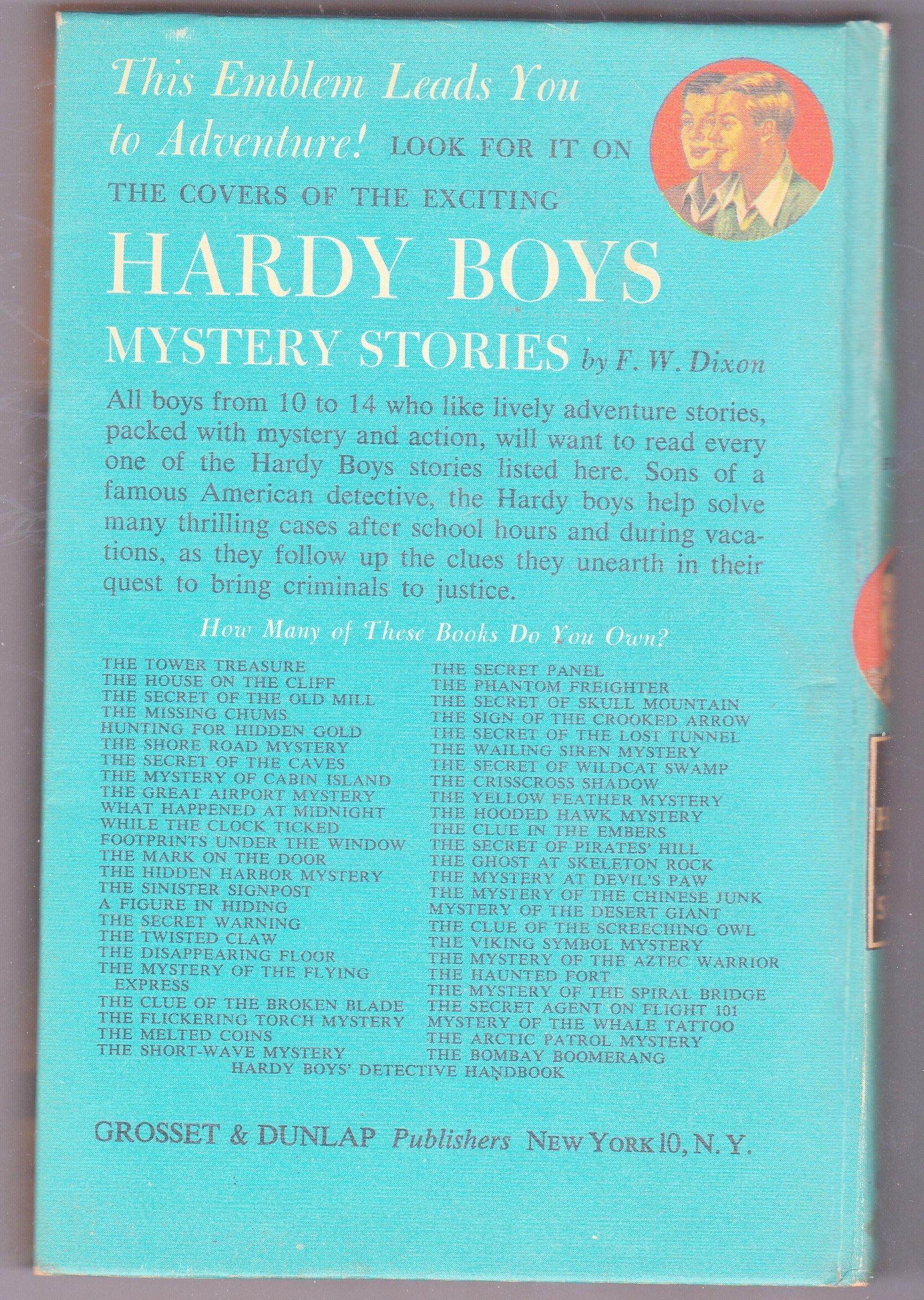 The Hardy Boys The Mark On The Door no 13 Franklin W Dixon 1971 Hardcover - TulipStuff