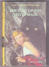 Load image into Gallery viewer, Nancy Drew Mystery Stories The Clue of the Velvet Mask Carolyn Keene Hardcover Book 1969 - TulipStuff

