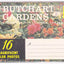 Butchart Gardens 1950's 16 View Souvenir Postcard Folder Victoria British Columbia Canada - TulipStuff