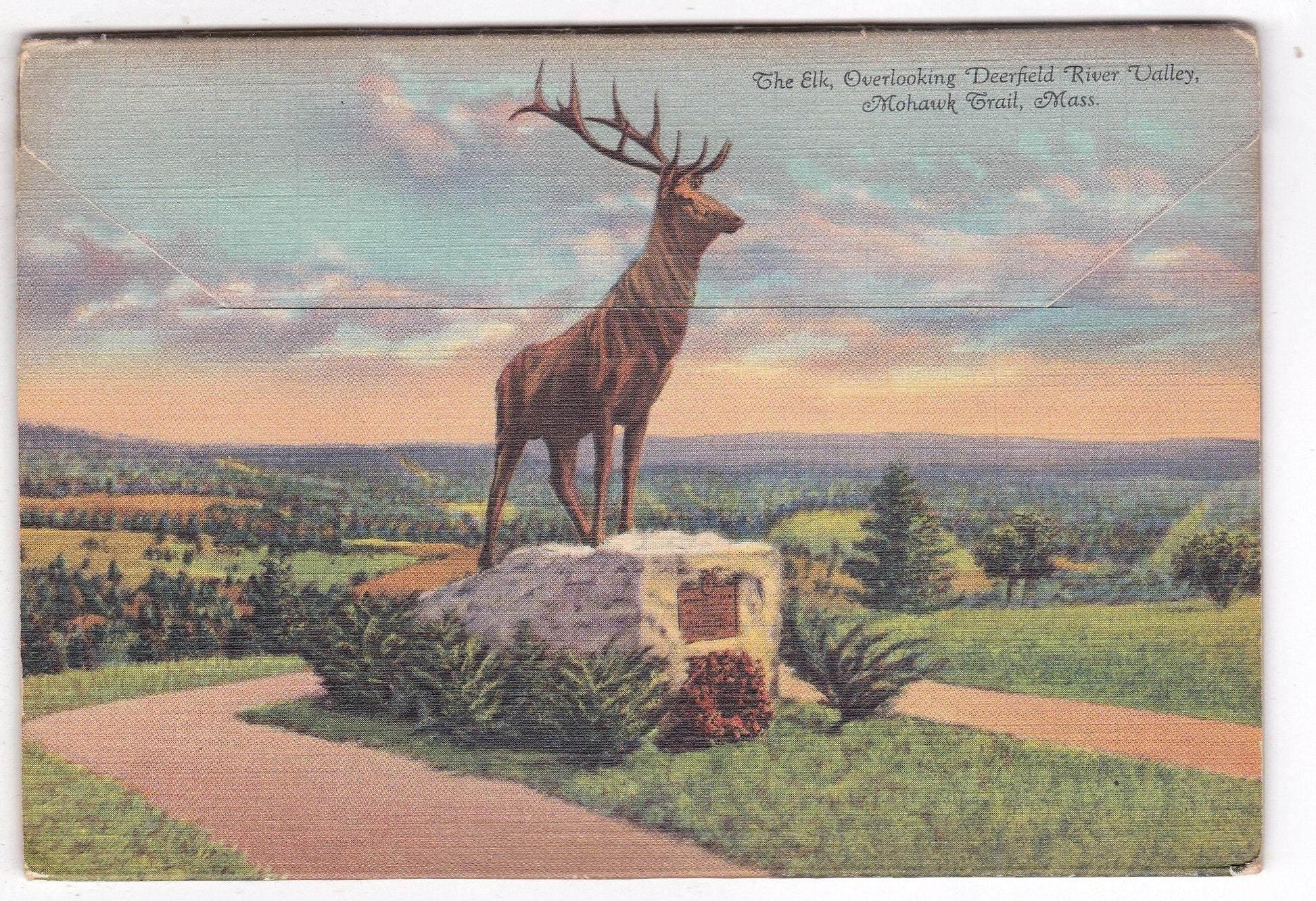 Mohawk Trail Thru The Berkshires Massachusetts 1940's Souvenir Postcard Folder - TulipStuff