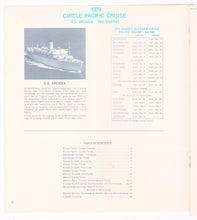 Load image into Gallery viewer, P&amp;O The British Cruise Line 1973/74 Fares And Sailing Schedule Arcadia Spirit of London Canberra Oriana Oronsay - TulipStuff
