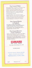 Load image into Gallery viewer, Cunard Princess 1977 Inaugural Season Caribbean Cruises from Florida Brochure - TulipStuff
